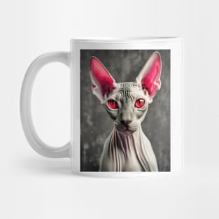 Bold Elegance: Sphynx Cat Charm, Sphynx cat-inspired Mug